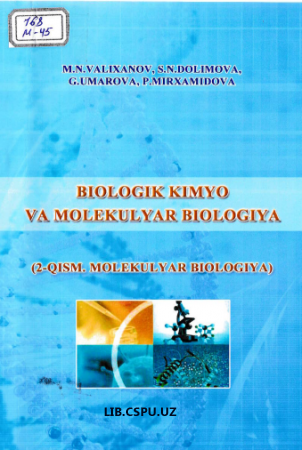 Biologik kimyo va molekulyar biologiya
