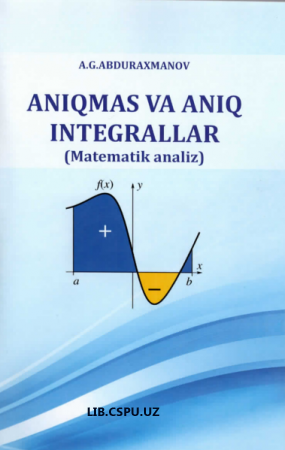 Aniqmas va aniq Integrallar (Matematik analiz)