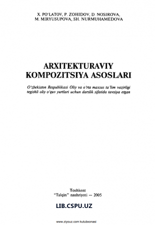 ARXITEKTURAVIY KOMPOZITSIYA ASOSLARI