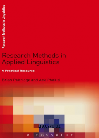 Research Methods in Applied Linguistics