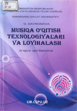 Musiqa o'qitish texnologiyalari va loyihalash