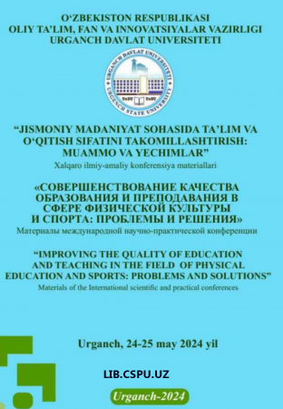 voleybol sport turi misolida bo'lajak jismoniy tarbiya o'qituvchilarining kaspiy faoliyatlarida innovatsion klester metodini qo'llasjh samaradorligi