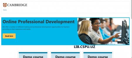 Introduction to Cambridge Profession Development Online Courses