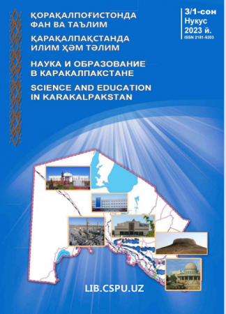 ASSESSMENT OF EFFECTS OF PASTURE LIVESTOCK ON AGRICULTURAL LAND IN  THE EXAMPLE OF THE SAMARKAND REGION