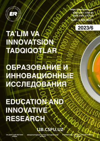 TASNIFLASH USULLARIDAN FOYDALANGAN HOLDA TALABALARNING O’QUV  NATIJALARINI BASHORAT QILISH