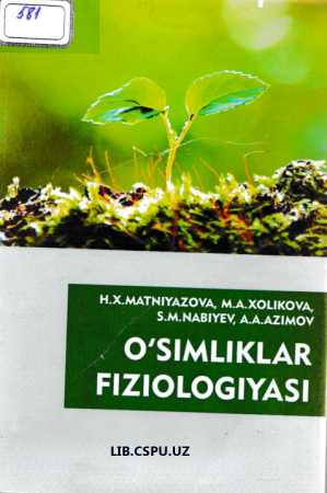 O'simliklar fiziologiyasi