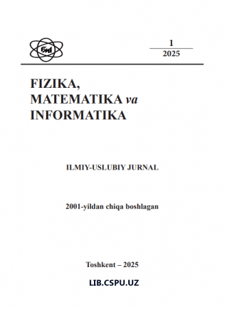 MUAVR FORMULASINING BA’ZI TATBIQLARI