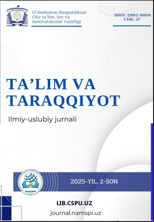 OILAVIY-QO‘SHNICHILIK JAMIYATIDA TARBIYAVIY ISHLARNI TIZIMLI RIVOJLANTIRISHNING METODOLOGIK ASOSLARI
