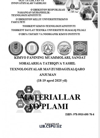 MODOR (ALLIUM MOTOR) O‘SIMLIGI TARKIBIDAGI ELEMENTLARNI O‘RGANISH