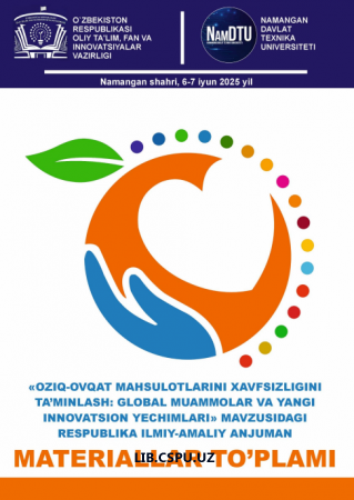 OZIQ-OVQAT MAHSULOTLARI YETISHTIRISH XAVFZLIGINI TA'MINLASHDA, POLIMERLI STRUKTURA HOSIL QILUVCHILAR YORDAMIDA SHO'RLANGAN YERLARGA ISHLOV BERISH